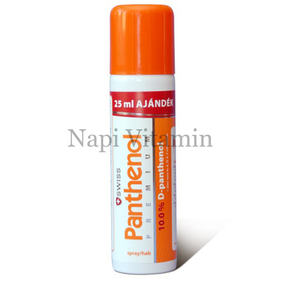 Swiss Panthenol Prémium bőrápoló habspray 150ml